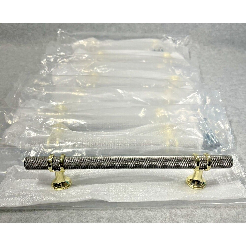Rergy 8 Pack Brushed Nickel Cabinet Pulls‎ Kitchen Cabinet Handles 6.25” Center
